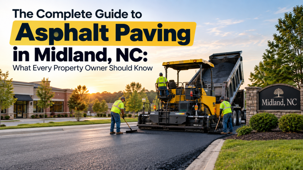 The Complete Guide to Asphalt Paving in Midland, NC: What Every Property Owner Should Know